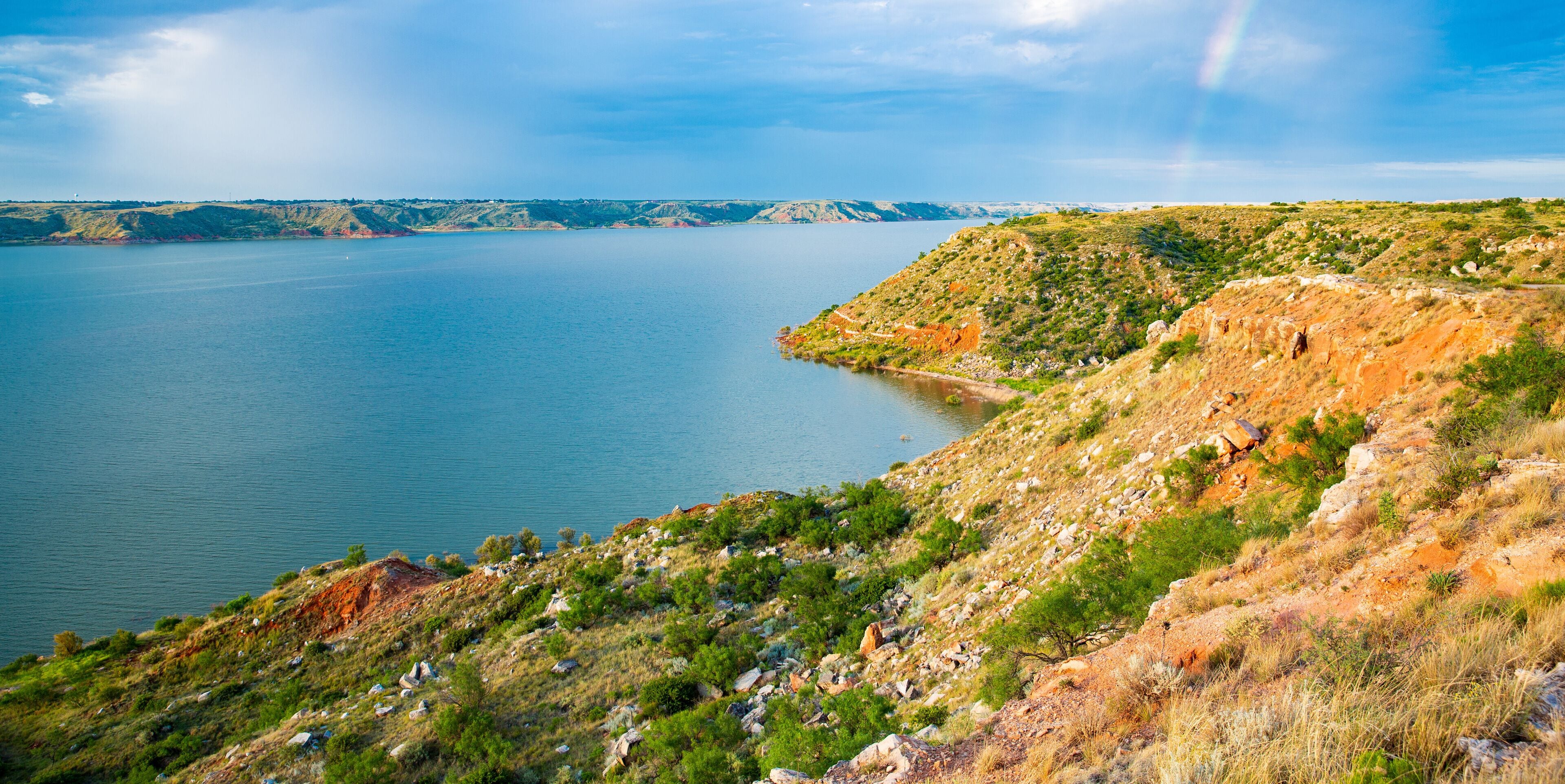 Lake Meredith National Recreation Area in Texas, USA
