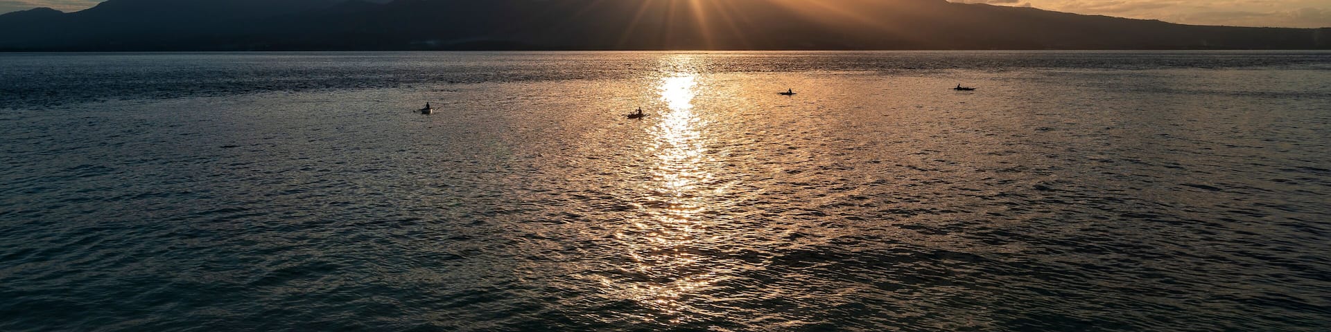 liloan santander on cebu island on south side of philippines at sunset
