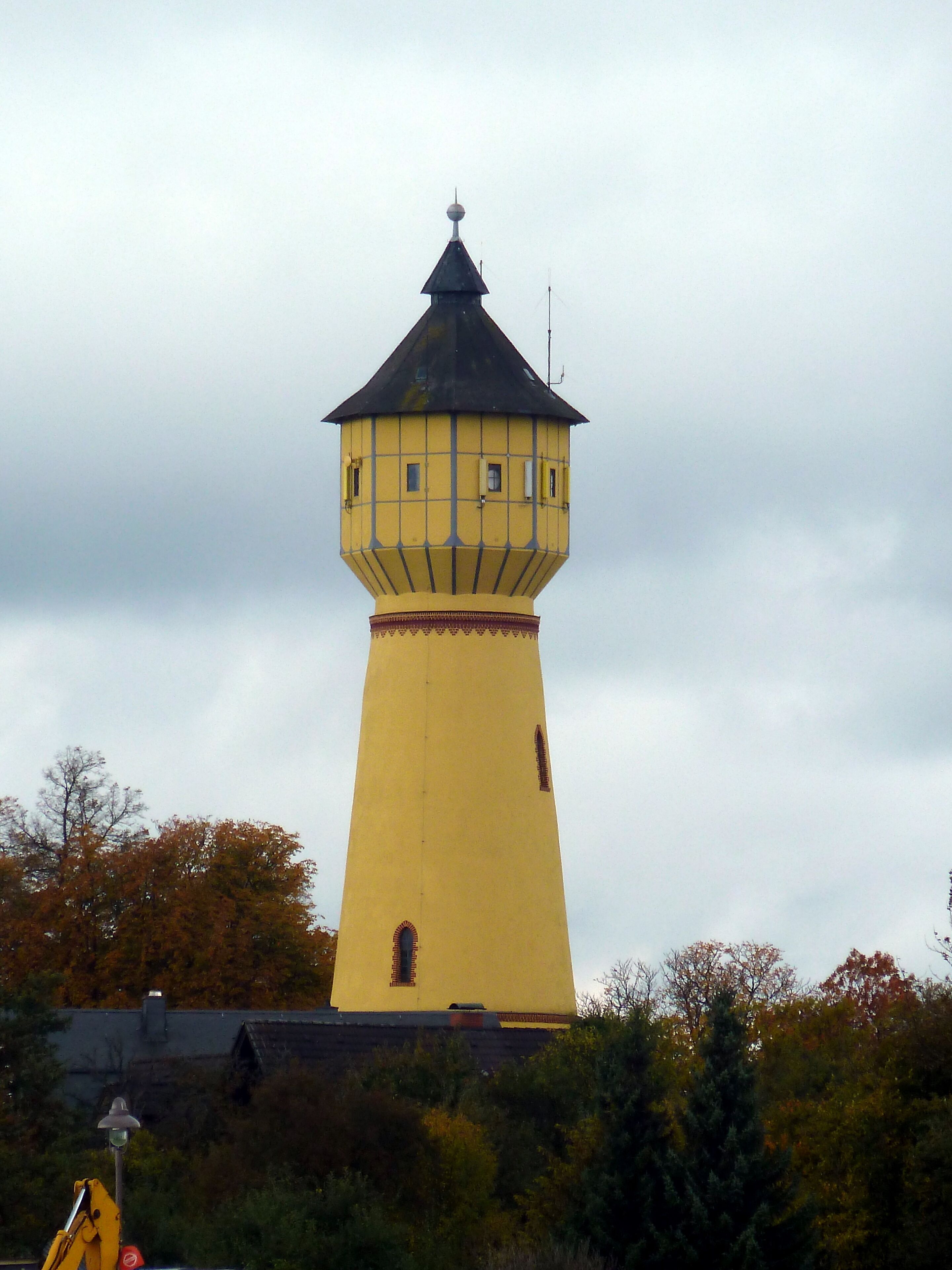 Der 36 m hohe Wasserturm in Kirchberg wurde um 1900 erbaut