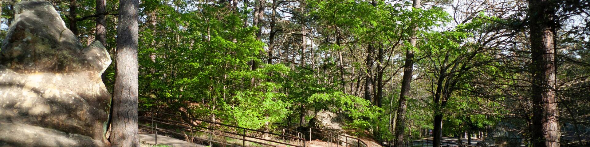 Robber's Cave State Park, Wilburton, Oklahoma, Stream in the mountains