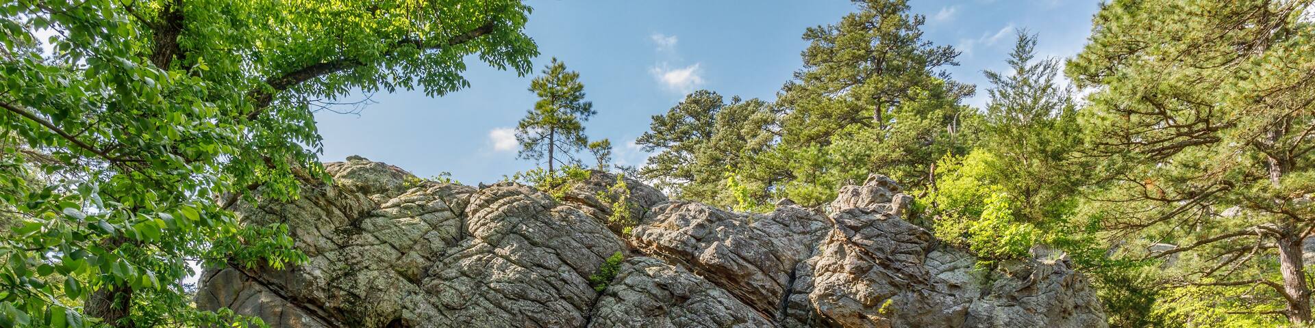 Robbers Cave State park in Whilberton Oklahoma.