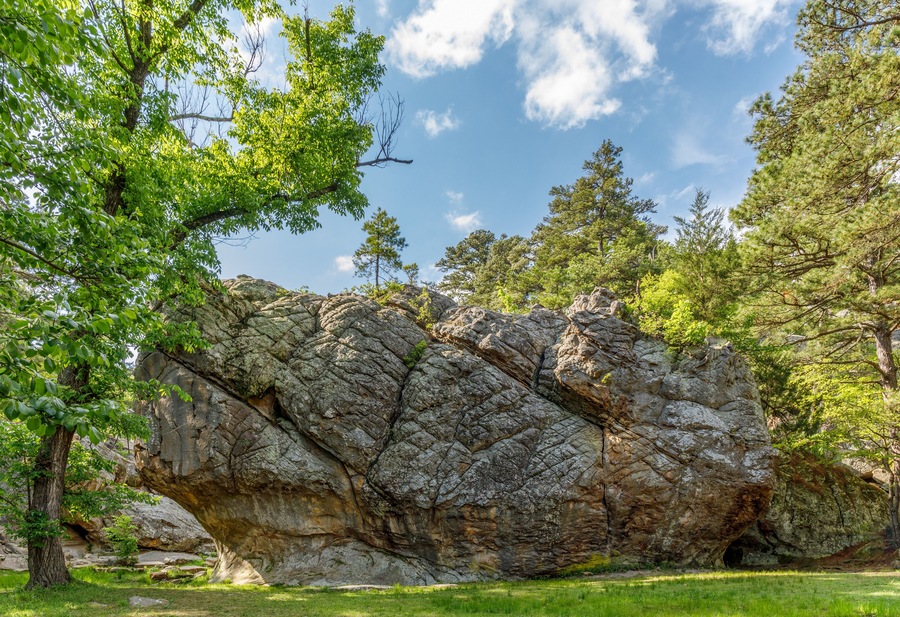Robbers Cave State park in Whilberton Oklahoma.