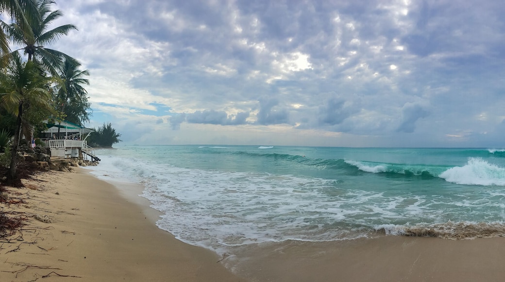 Panoramic view of Carlisle Bay in Bridgetown Barbados