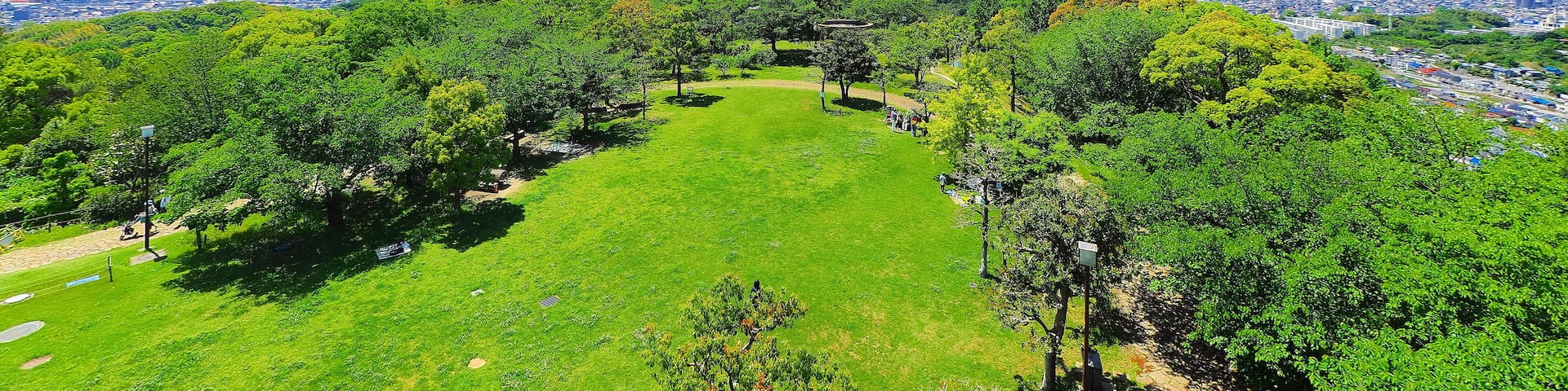 松山総合公園からの伊予灘方向1