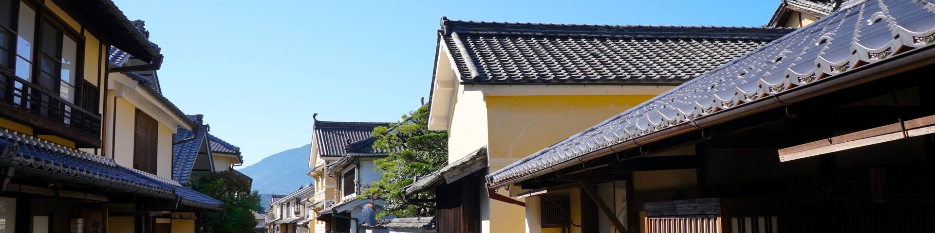 Street in The Uchiko Town, Ehime, Japan
