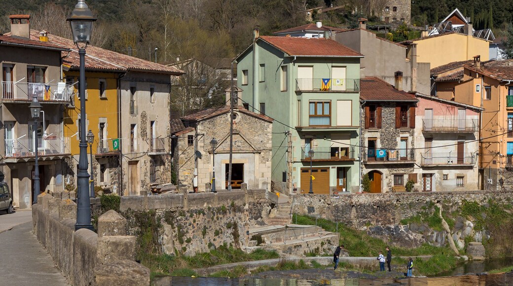 Beautiful old stone houses in Spain