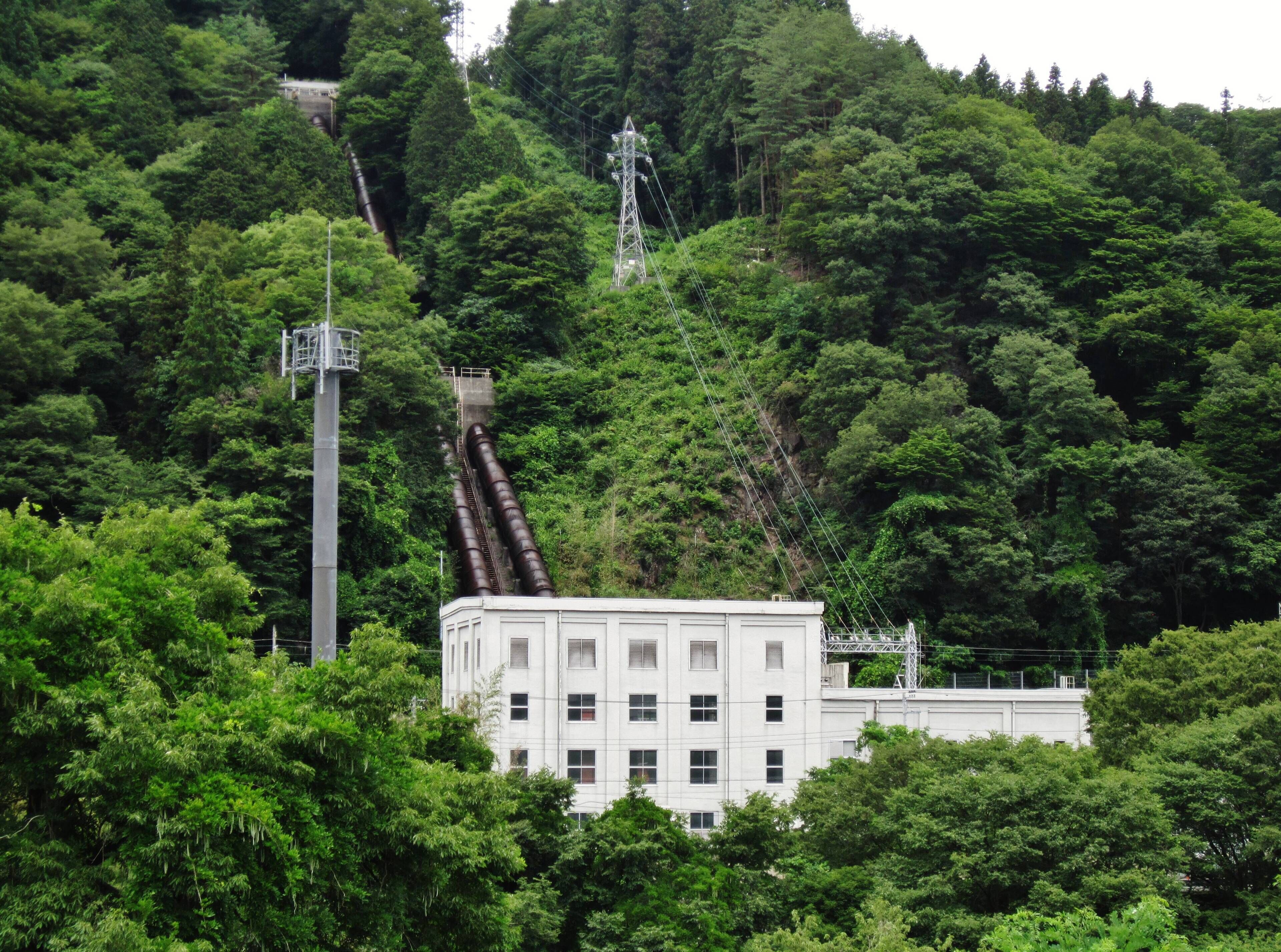Matsuya hydroelectric power station.