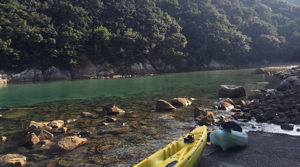 A little known area but beautiful place with crystal clear blue water and surrounding mountains