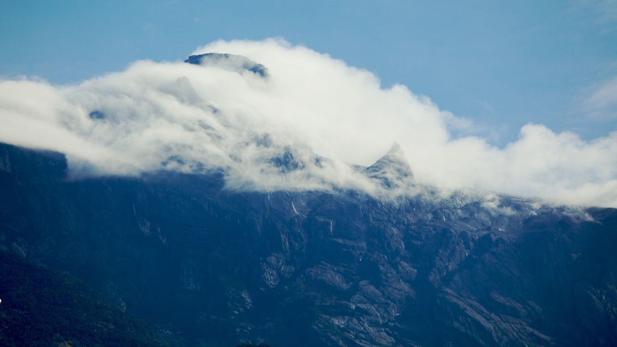Kinabalu Park featuring mist or fog and mountains