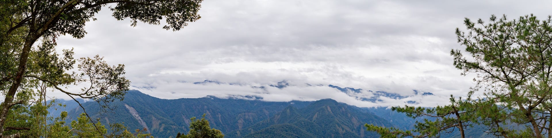 High angle view of country side landscape in Miaoli County