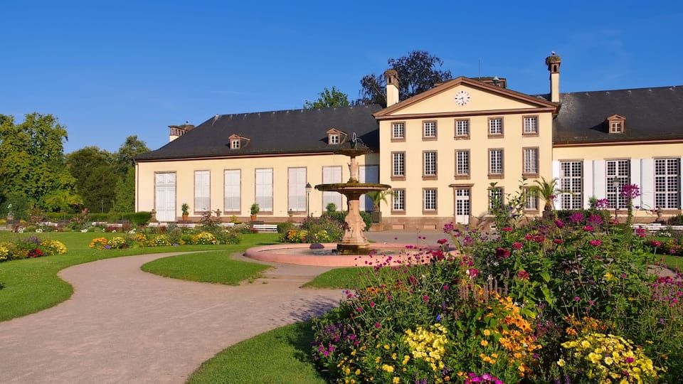 Strasbourg the Orangerie Park in Alsace, France; Shutterstock ID 501690862
