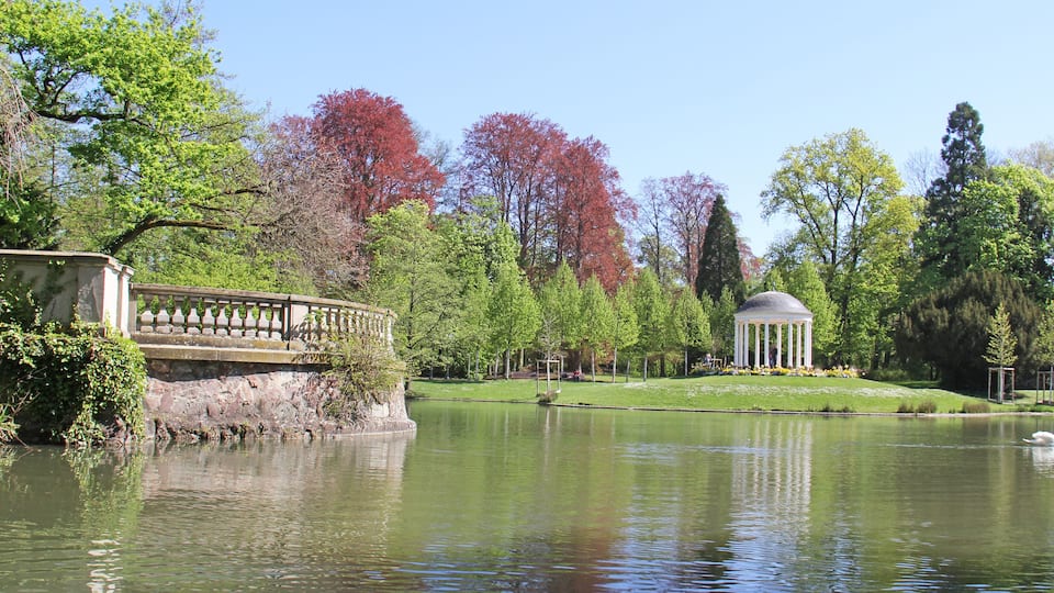 Park de l'Orangerie located in Strasbourg Alsace France