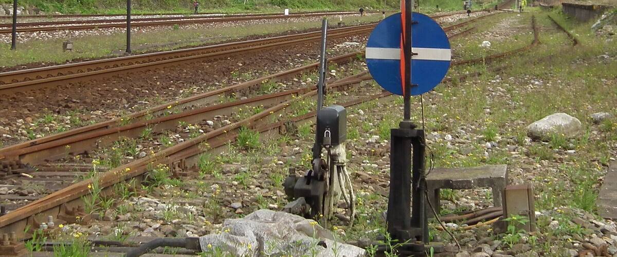 南平站轉轍器 Switch Lever at Nanping Station