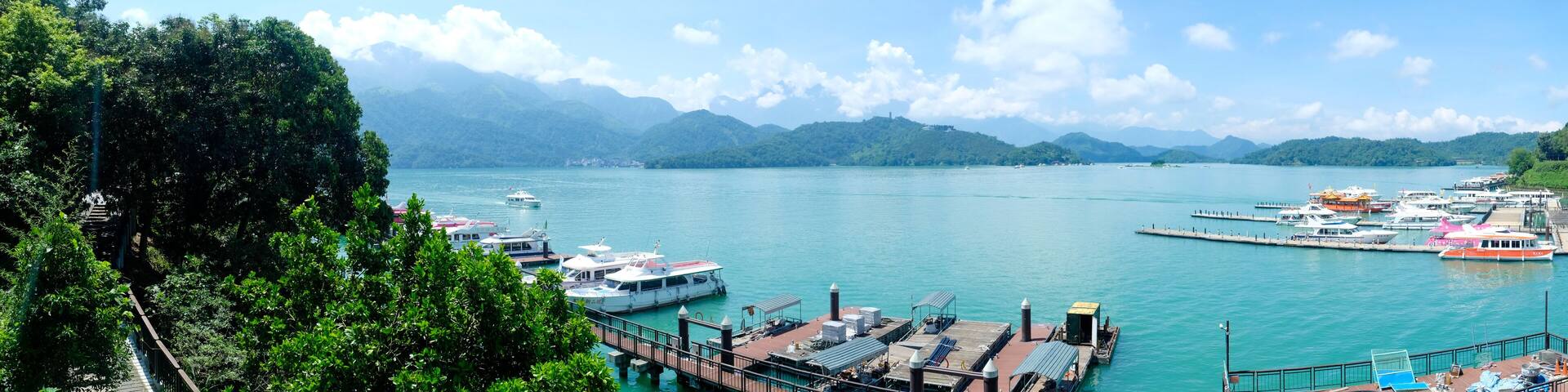 View of Sun Moon Lake in Taiwan