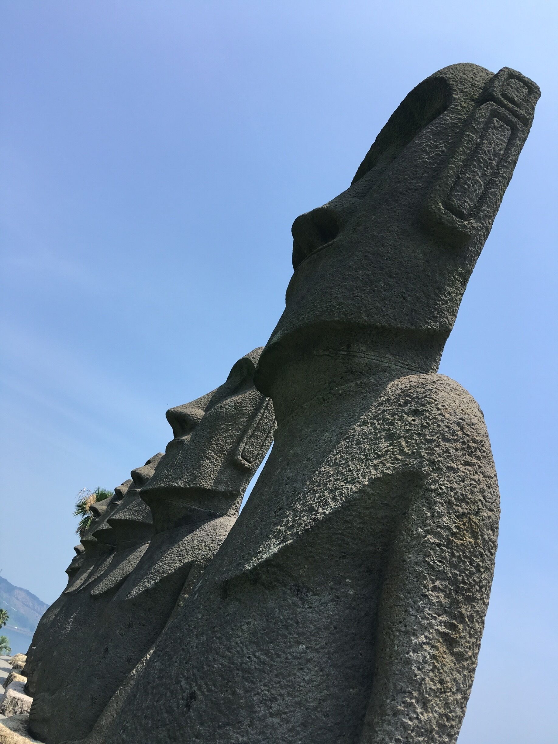 Easter island in Japan?! 
Yep, official replicas aligned to those in Easter Island!

I was totally surprised and absolutely happy to be able to visit it here instead of those in Chile which was quite remote from Santiago. I missed Easter Island a decade ago but somewhat had my dream fulfilled today!


#endlesssummer
