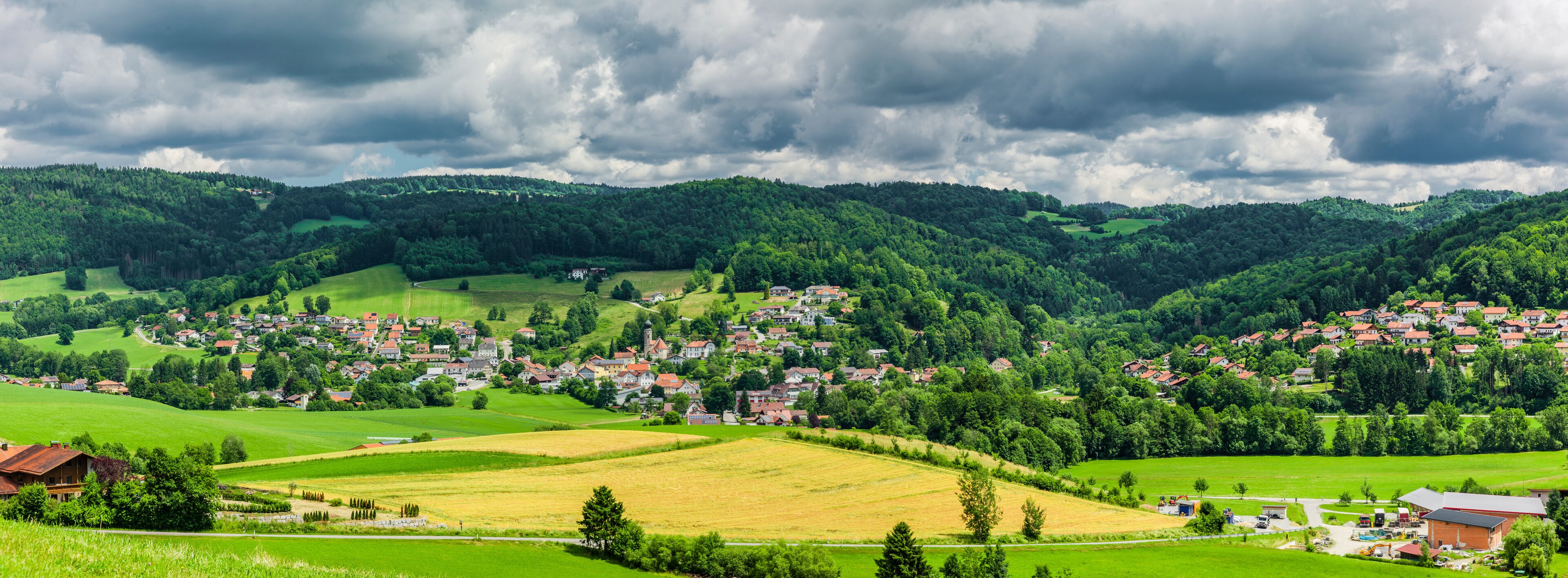 Ortsansicht von Ringelai im Bayrischen Wald