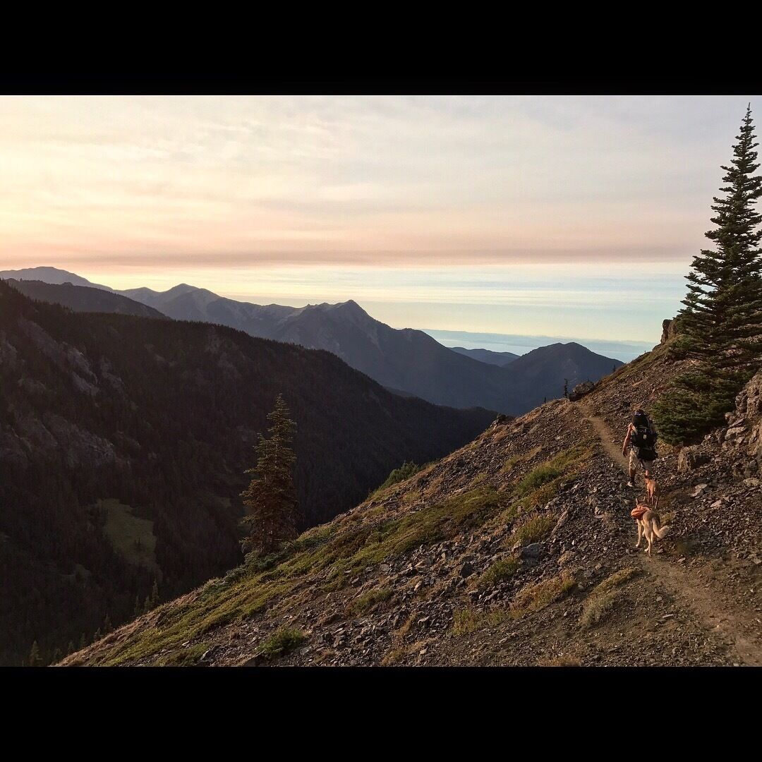 5.5 mile sunset hike to base camp.