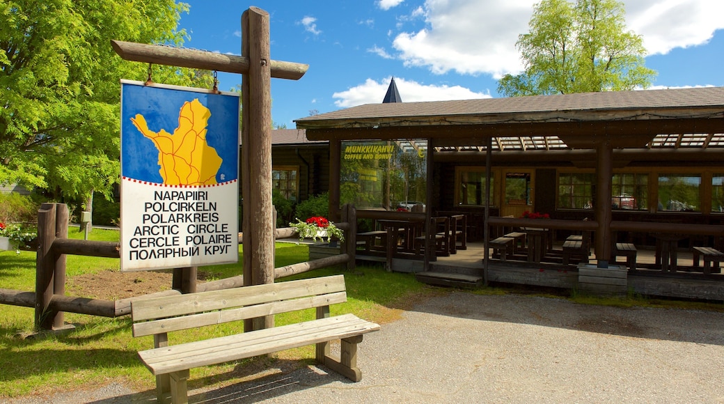 Rovaniemi featuring signage