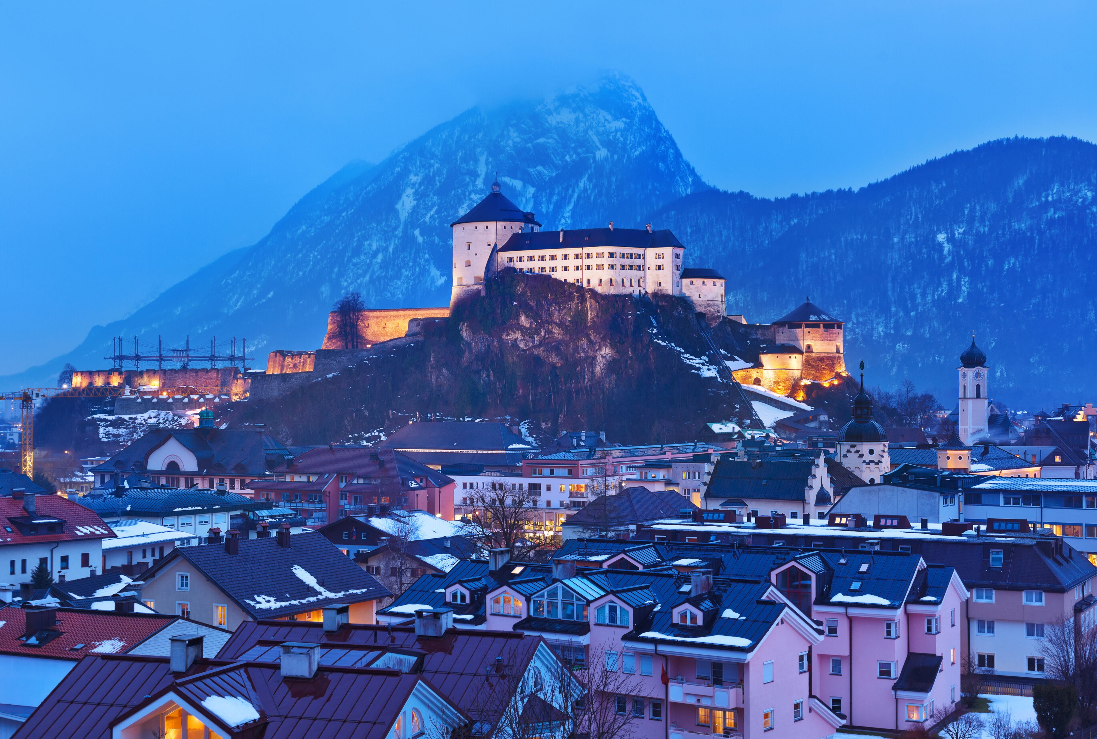 Castle Kufstein in Austria - architecture and travel background