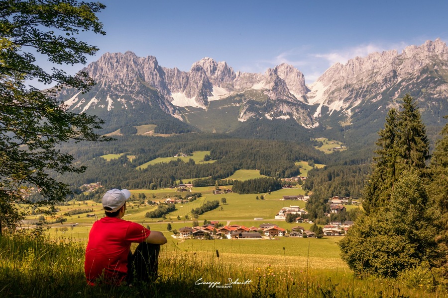 Amazing view onto the "Wilder Kaiser Section" near Going/Tirol.
