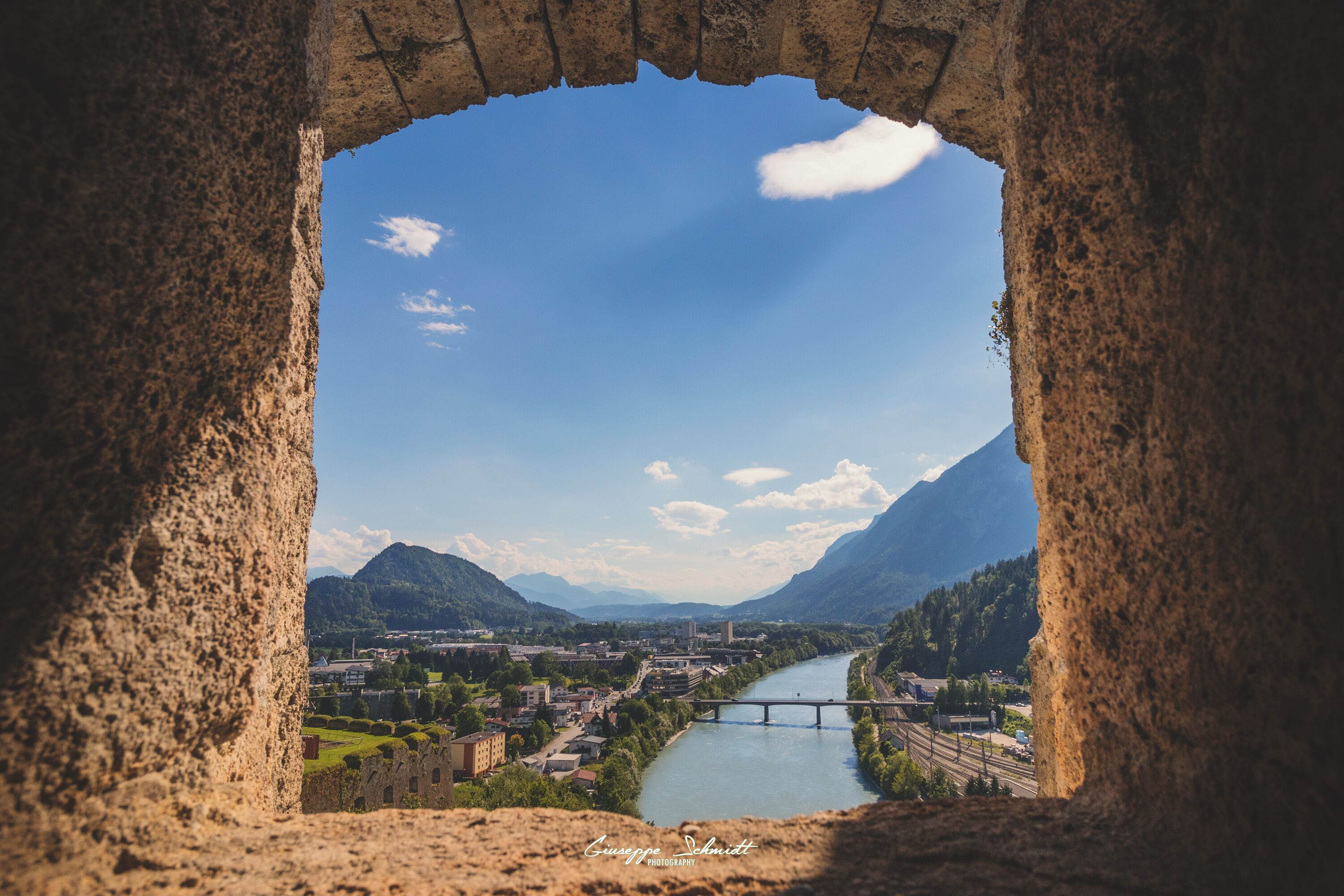 View from the "Festung Kufstein". #festungkufstein #tirol 