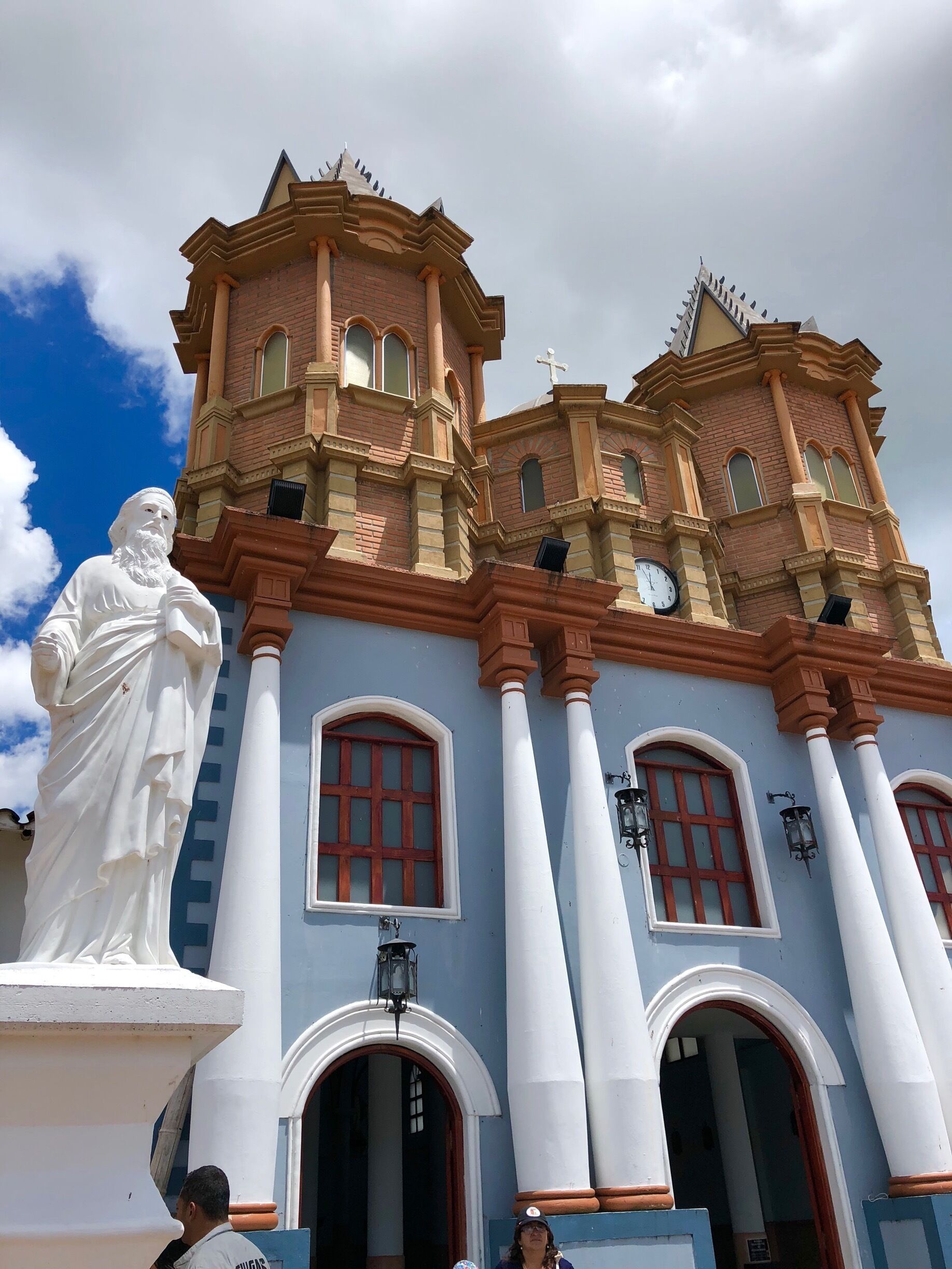 Replica of the old church 