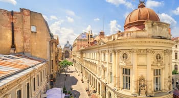 Bucharest Old Town Sunny Summer Day - Romania