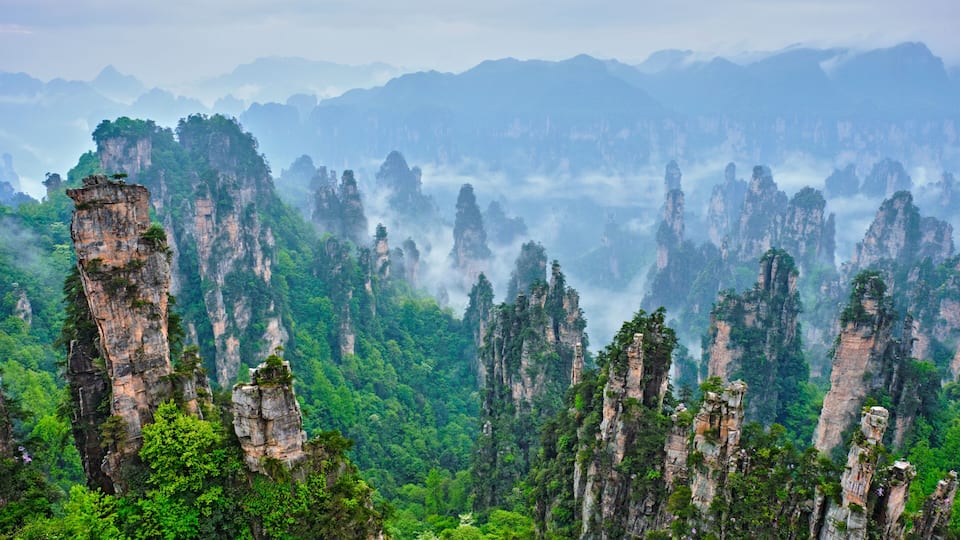 Zhangjiajie mountains, China