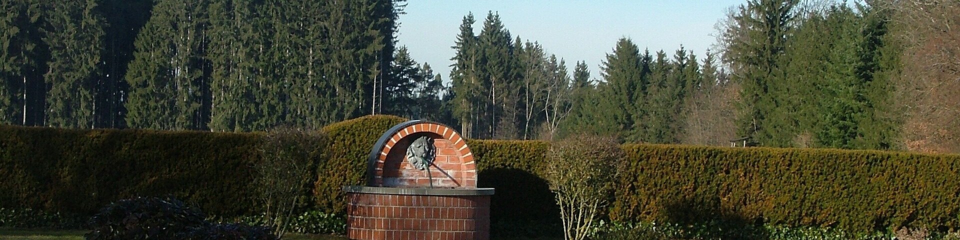 Haslach Brunnen im Friedhof