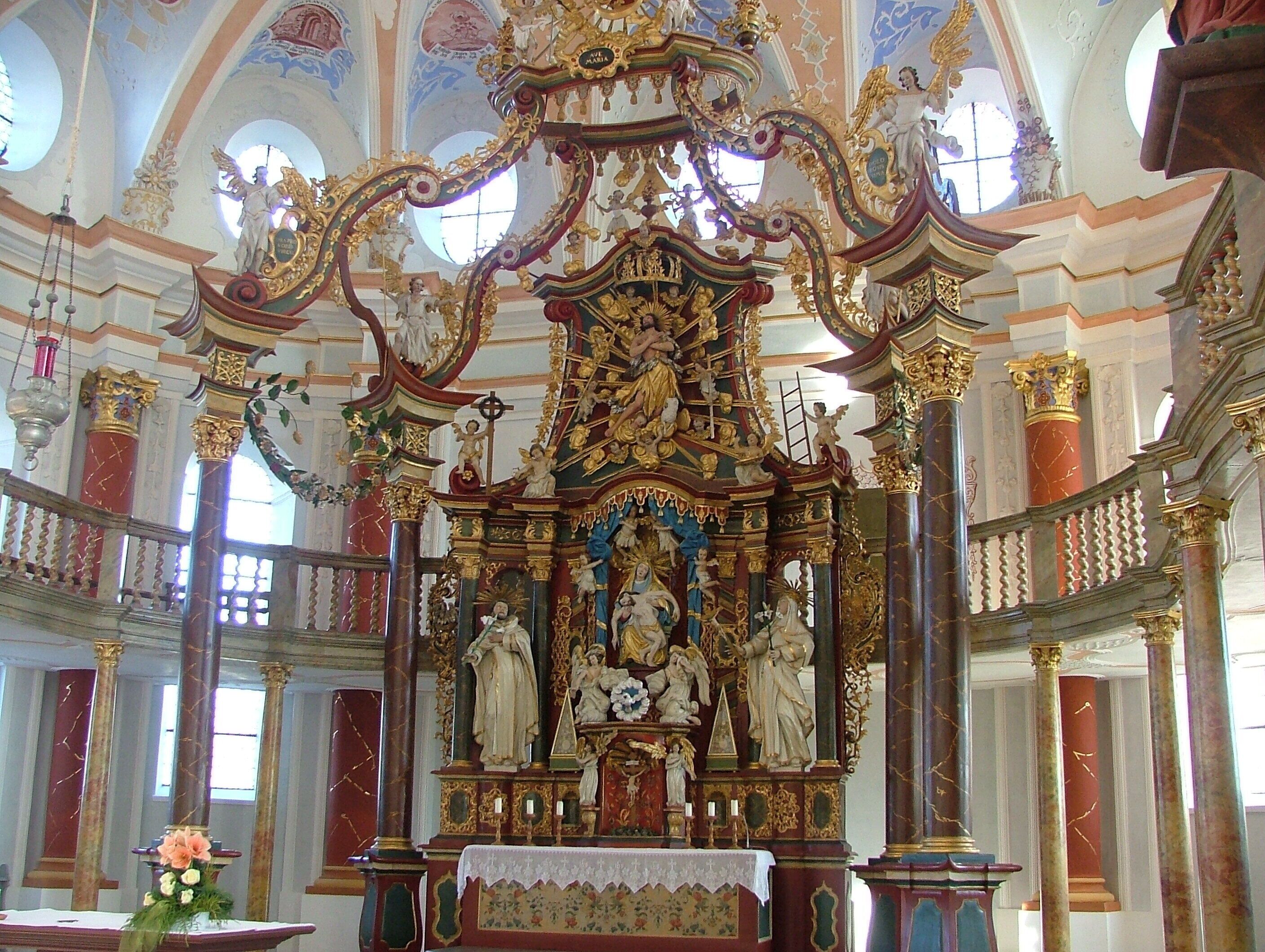 Bruderschaftskirche Prächtiger barocker Altar