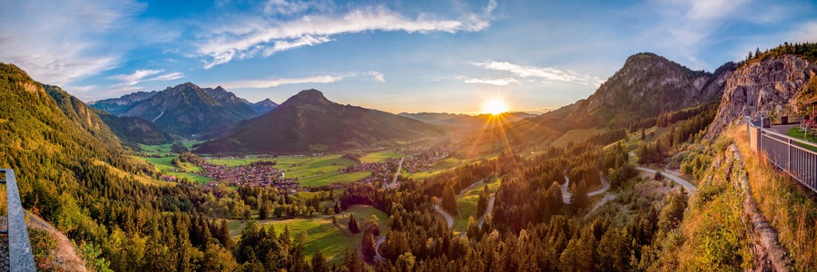 Abendstimmung in Bad Hindelang