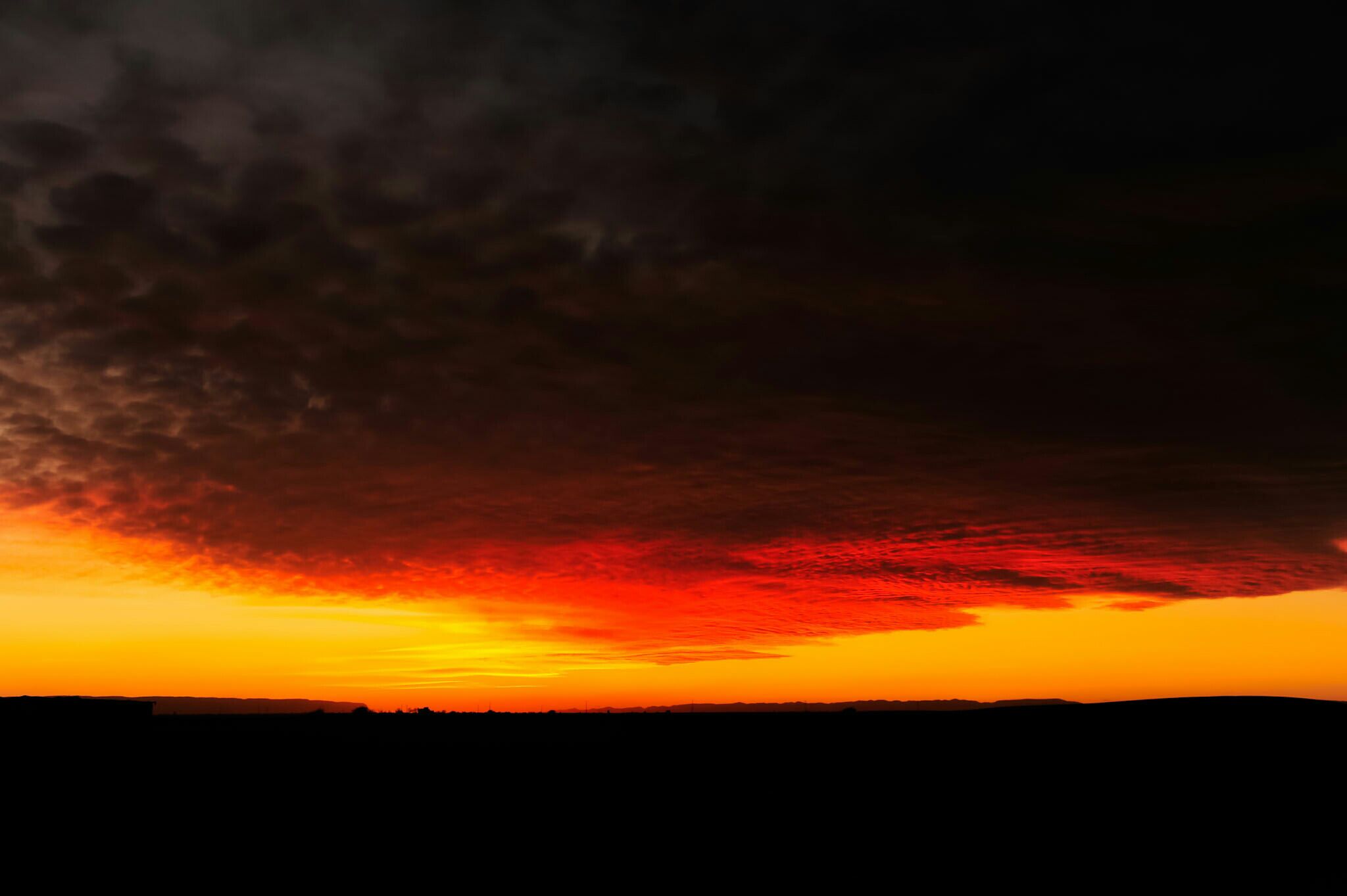 I started my Africa leg of my journey in Morocco. This is a sunset I saw in the Sahara, it's straight out of the camera no edit at all