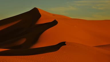 Same part of the Sahara,some of the dunes that were close by.the desert really comes alive at sundown the richness of color and how the dunes create the shadows. Every night a different show