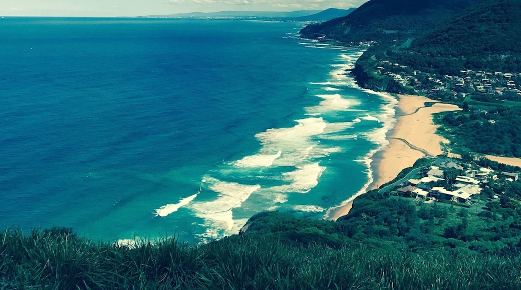 The view looking back from Bald Hill south towards Wollongong. The Grand Pacific Drive is a bit windy, a bit slow, but much more enjoyable than the A1. The bonus is that this route takes you through the beautiful landscape of Royal National Park, one of the oldest national parks in the world.