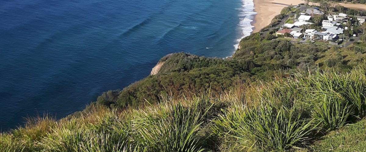 Stanwell Tops lookout in New South Wales, Australia