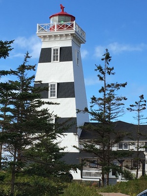 The tallest PEI lighthouse is 65 feet tall. As visitor you can stay at the lighthouse.