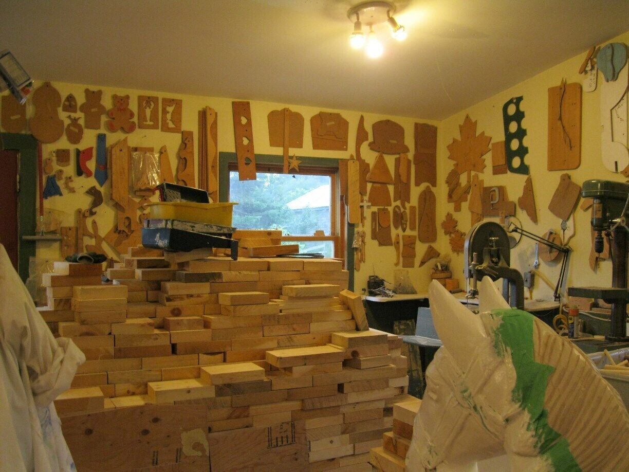 Working area of the Toy Factory. A must visit site for the young and young at heart.