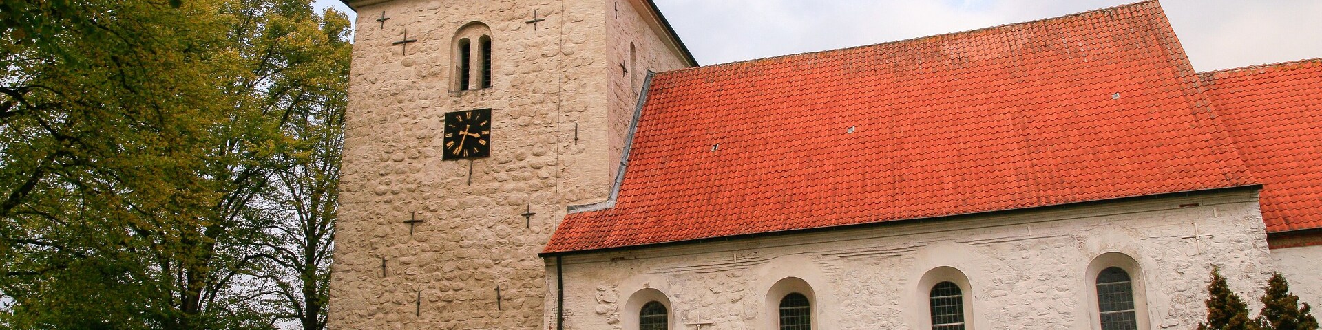 historic stone church in Bosau