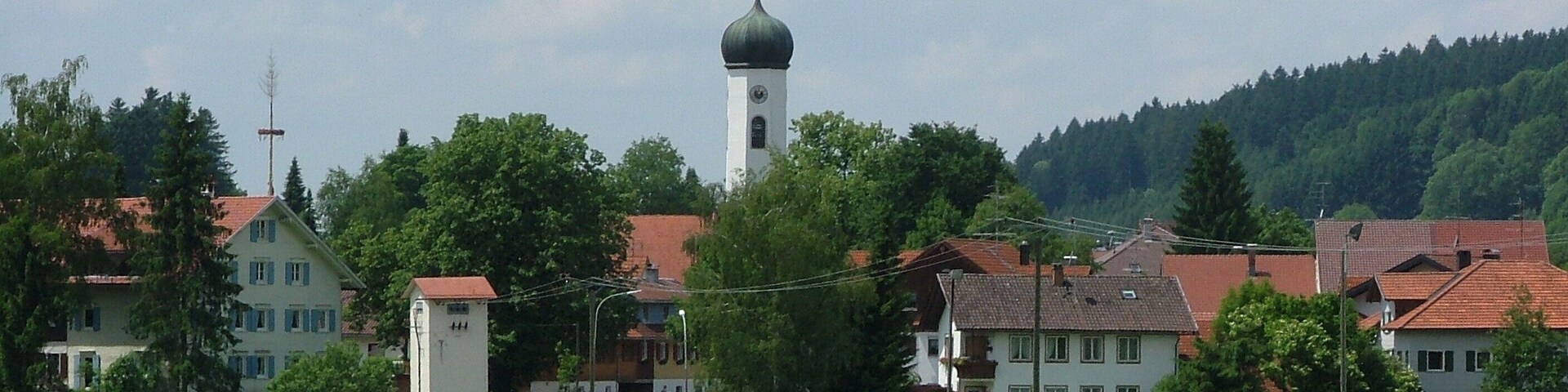 Maierhöfen von Westen