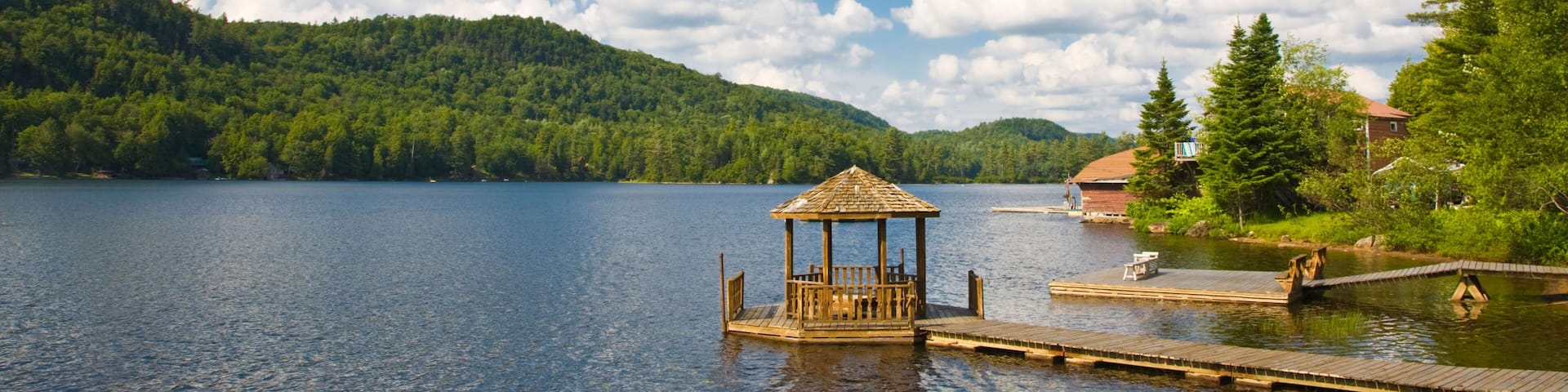 Big Moose Lake in the Adirondack Mountains of New York. Image shot 07/2009. Exact date unknown.