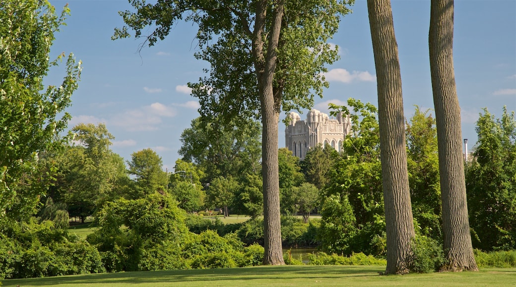 Ăle Ojibway mettant en vedette jardin