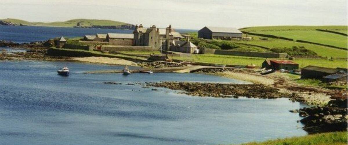 Ferry jetty for Mousa, with Sand Lodge in background
