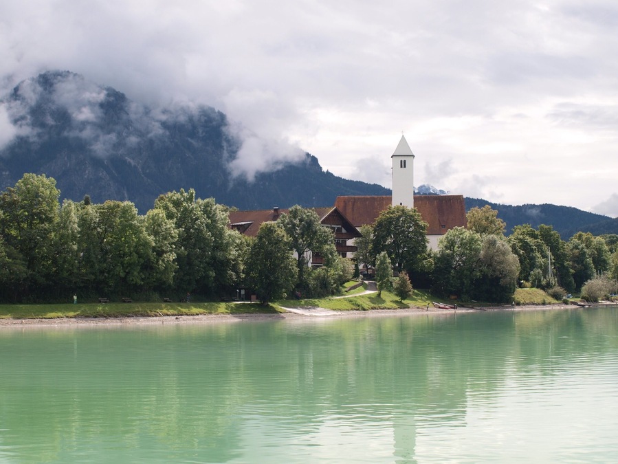 Lovely boat trip on Forgensee
