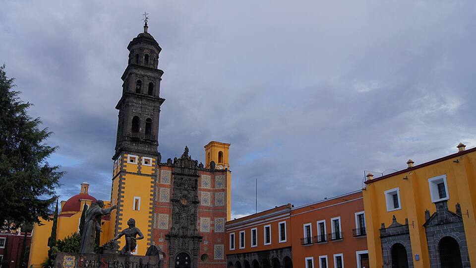 Franciscan temple and convent of the impression of the wounds of San Francisco, Puebla, Mexico