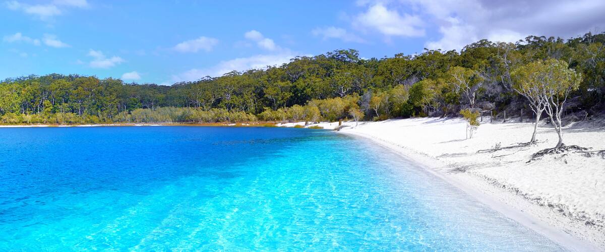 Perfect day at Lake McKenzie, Fraser Island