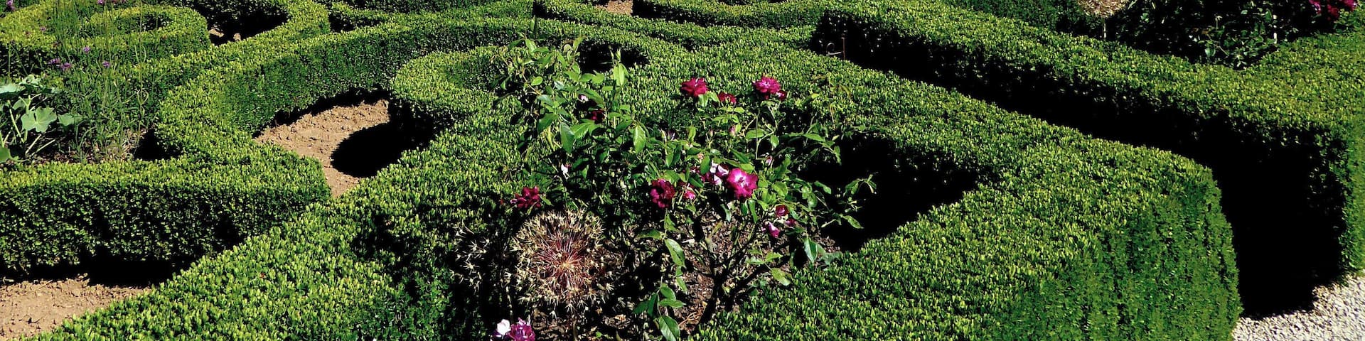 The Chateau de Hautefort has been beautifully restored inside, but it's outside in the garden that you'll see the most beauty.