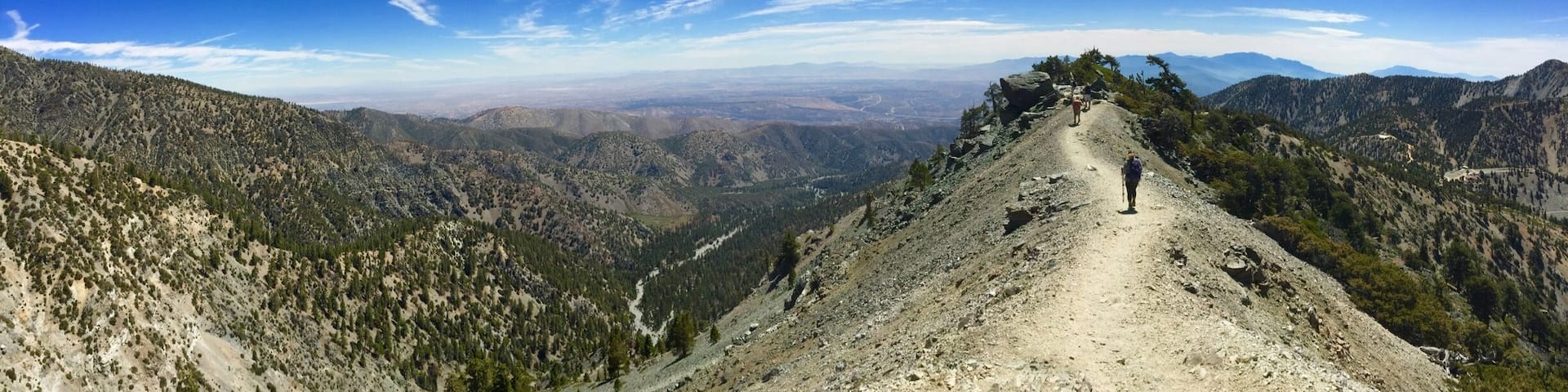 The coolest part of the amount Baldy hike - Devil's backbone #hikingtheglobe