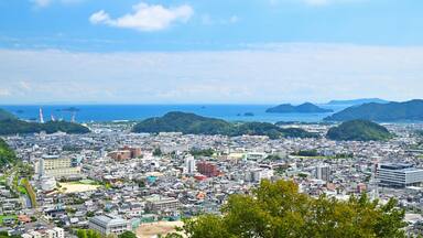 佐伯城跡本丸外曲輪からの眺め 大分県佐伯市