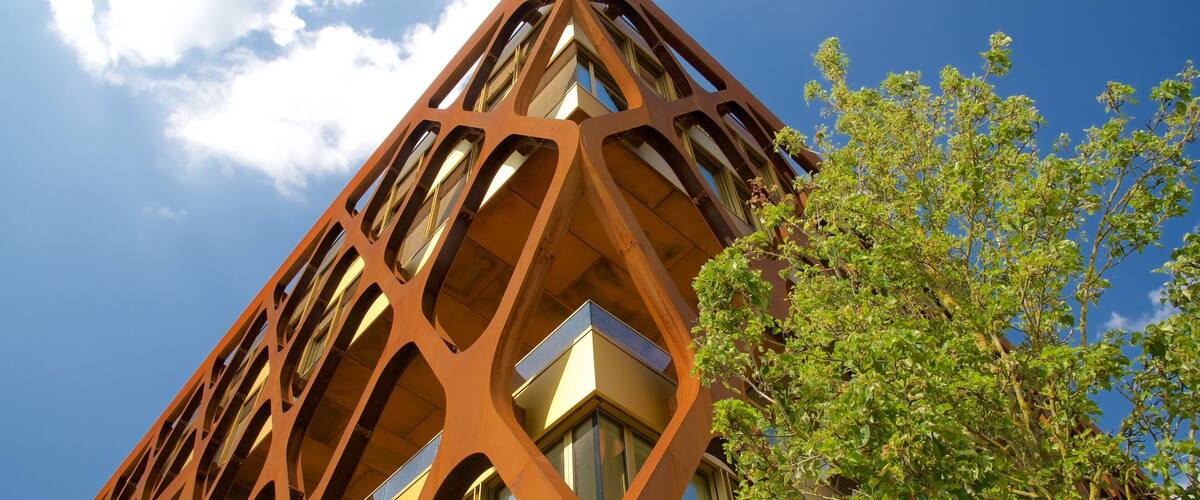 Luxemburgo que incluye arquitectura moderna