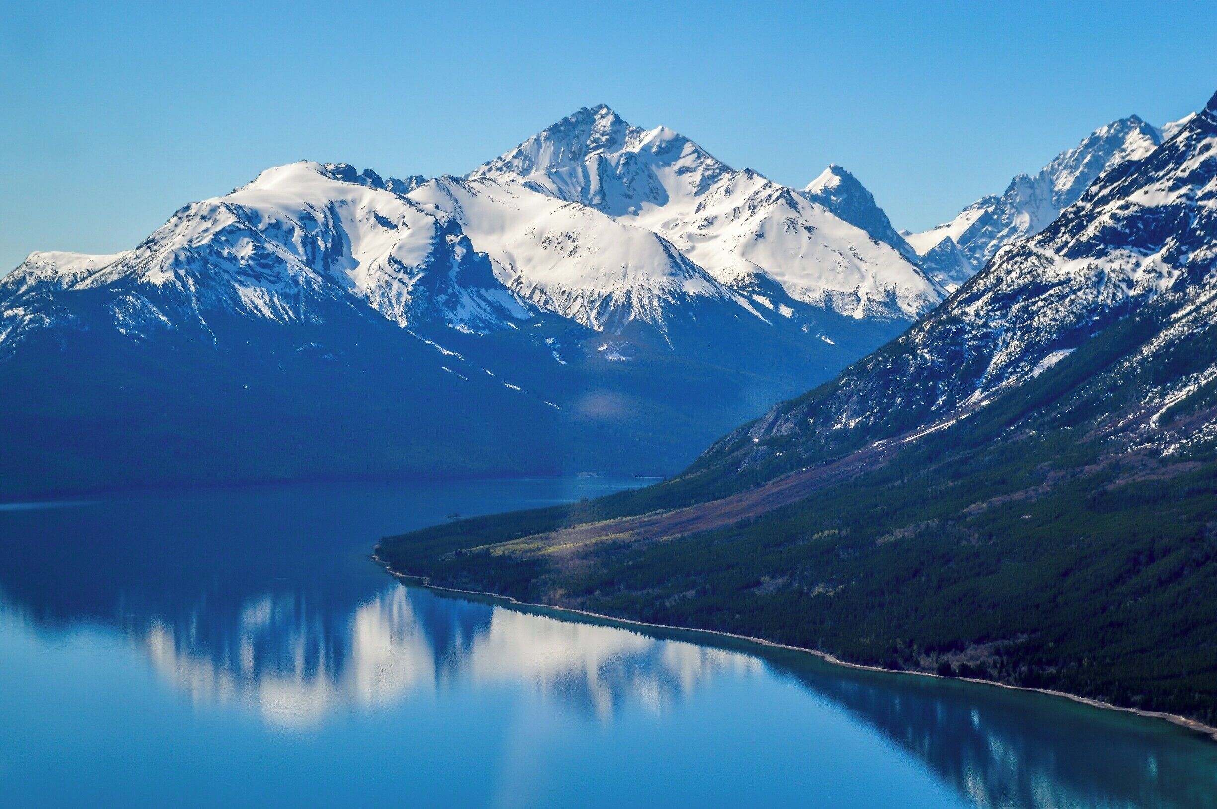 We were treated to a private Cessna flight on our honeymoon, soaring over untouched glaciers and incredible valleys. #blue #travel